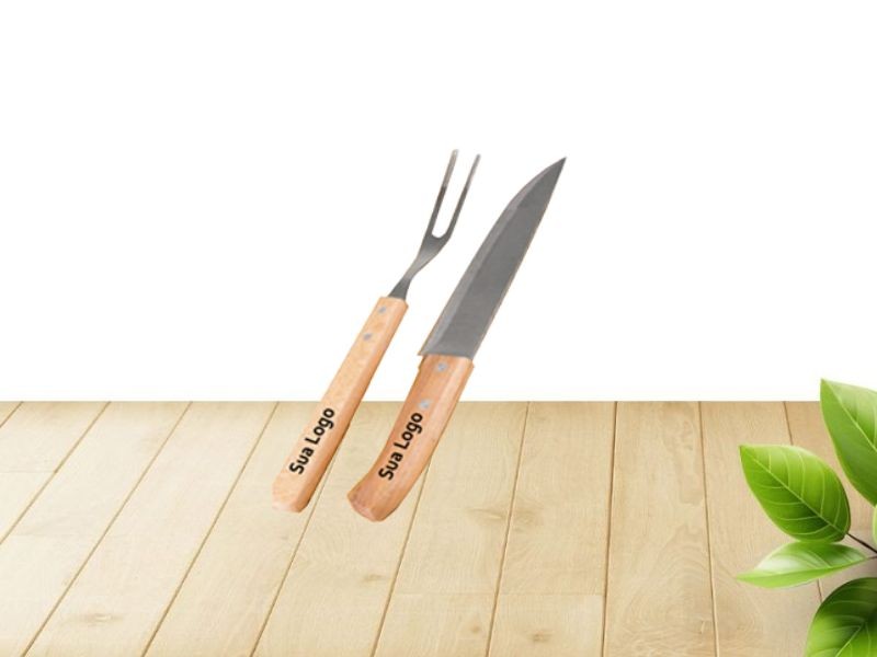Garfo e Faca para  Churrasco Personalizados em Bagé
