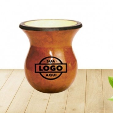 Cuia em Porongo Personalizada para Chimarrão em Bagé