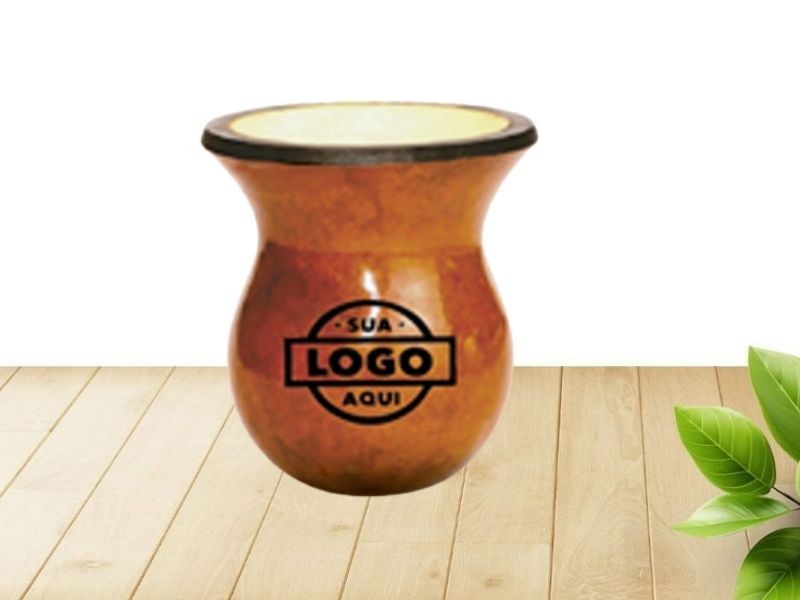Cuia em Porongo Personalizada para Chimarrão em Bagé