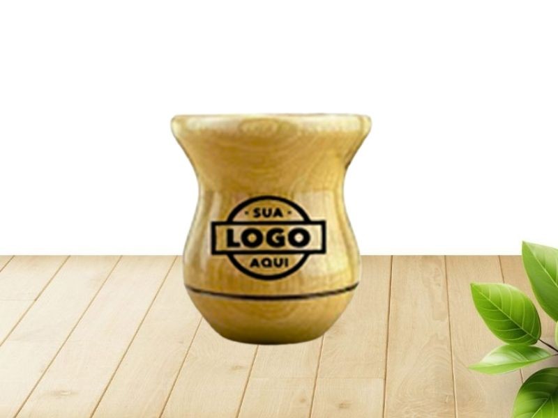 Cuia de Imbuia Personalizada para Chimarrão em Bagé